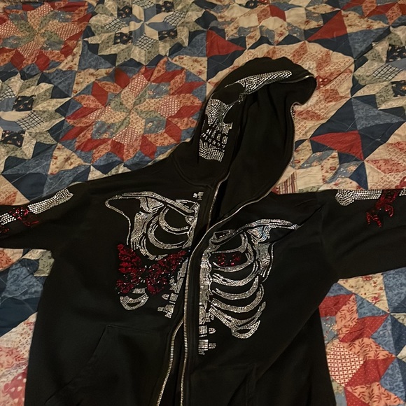 Dna full zip skeleton hoodie - Picture 4 of 4